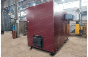 Водогрейный котел 1.0 МВт работающий без дымососа