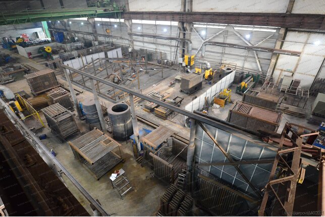 Газовый котел 0.6 МВт производство