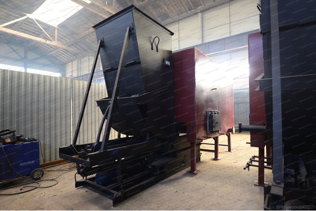 КВм 1.1 МВт котел с топкой ТШПМ-1.45