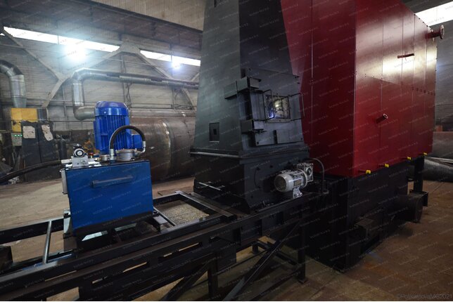 Питатель плунжерный котла 0.15 МВт на опилках